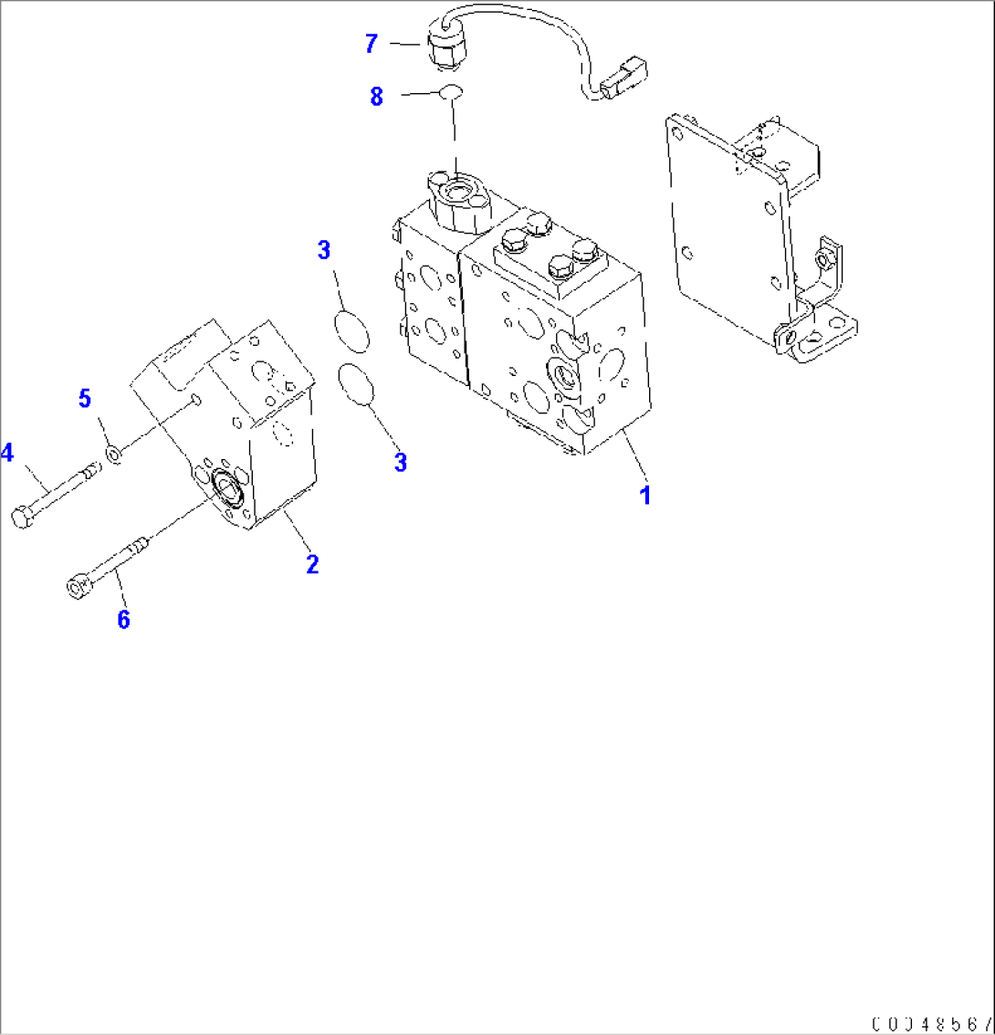 EMERGENCY STEERING LINE (DIVERTER VALVE)