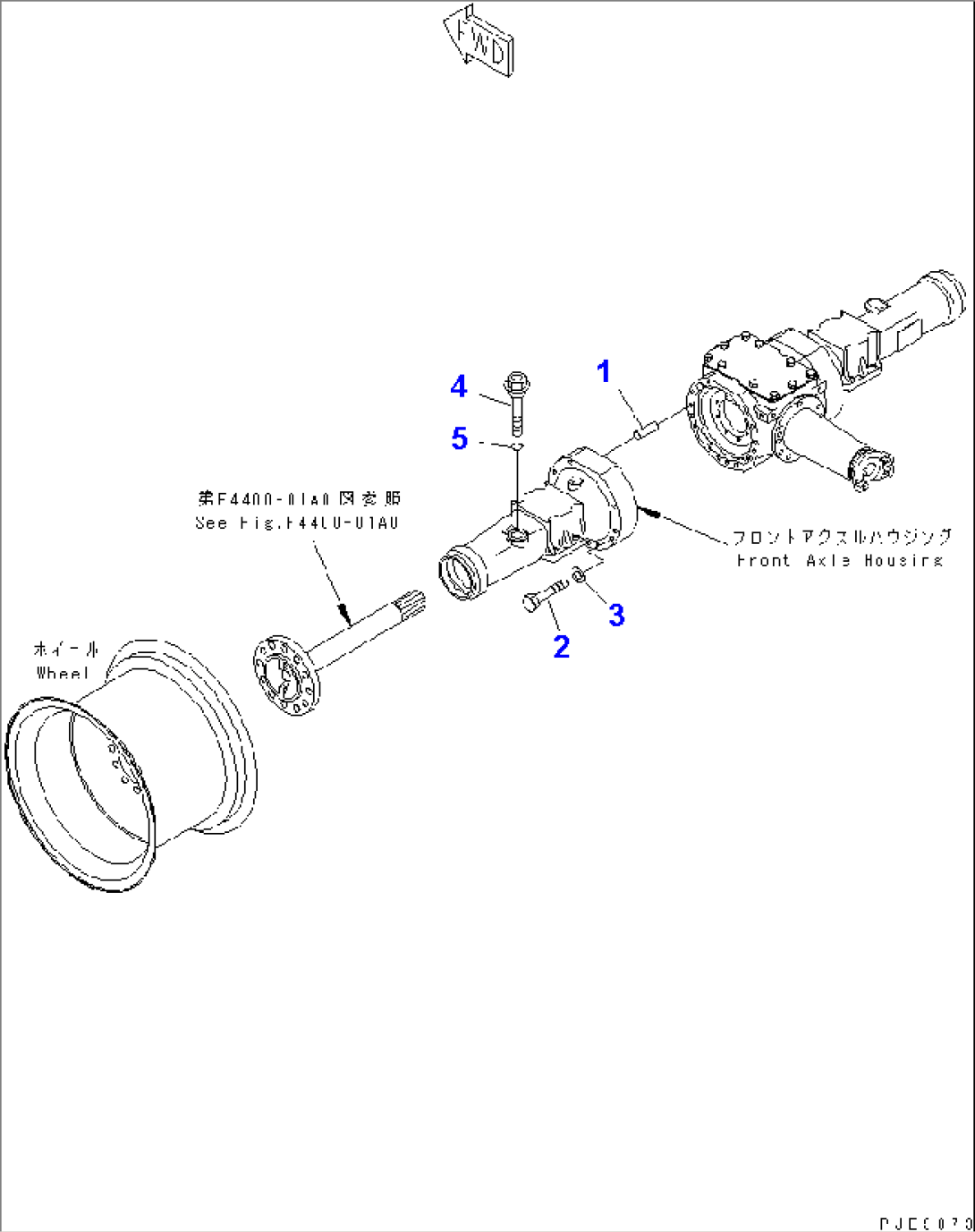 FRONT AXLE (AXLE HOUSING MOUNTING PARTS)