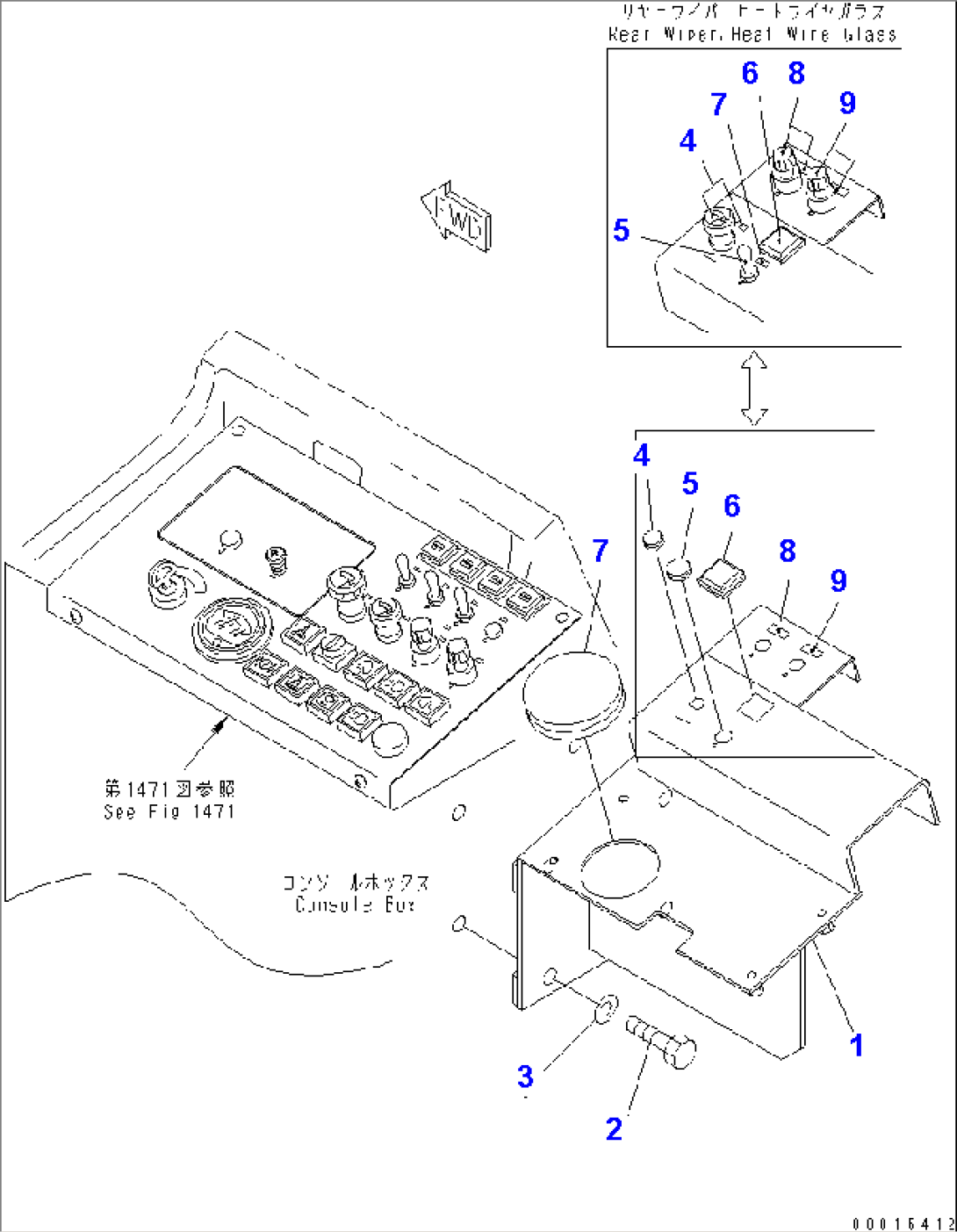 INSTRUMENT SUB PANEL (AUTO TRANSMISSION SPEC.)(#12022-)