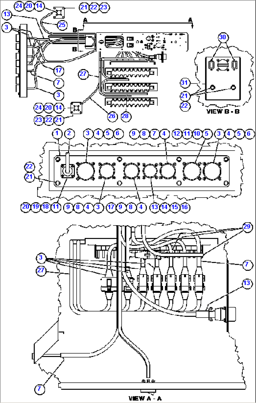 CAB CONNECTOR PLATE & WIRING