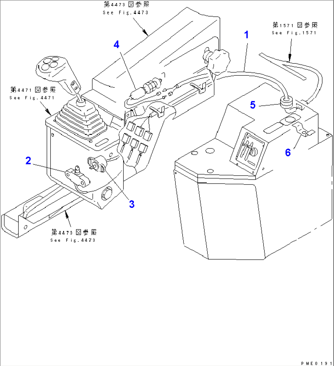 ELECTRICAL SYSTEM (FOR JOY STICK STEERING) (2/2)(#10865-)