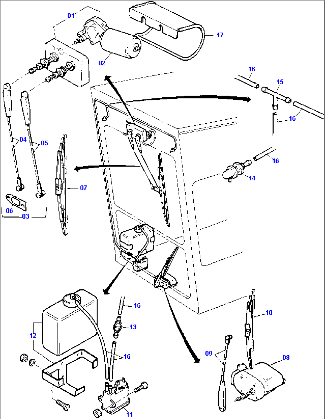 Wiper- and Wash Equipment