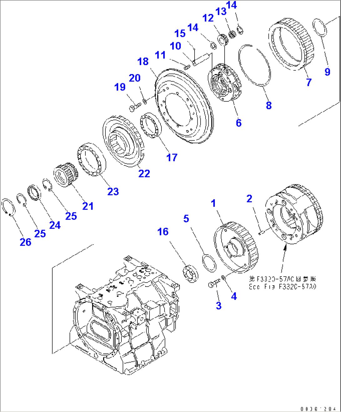 TRANSMISSION (8/10) (CARRIER) (2/2)(#7001-)