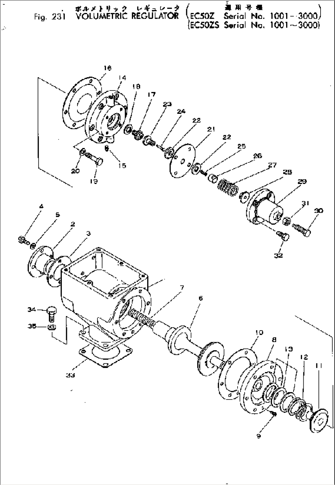 VOLUMETRIC REGULATOR(#1001-3000)