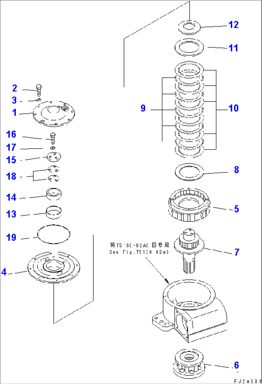 CIRCLE REVOLVING¤ 1/2 (WITH SLIP CLUTCH)(#10001-11112)