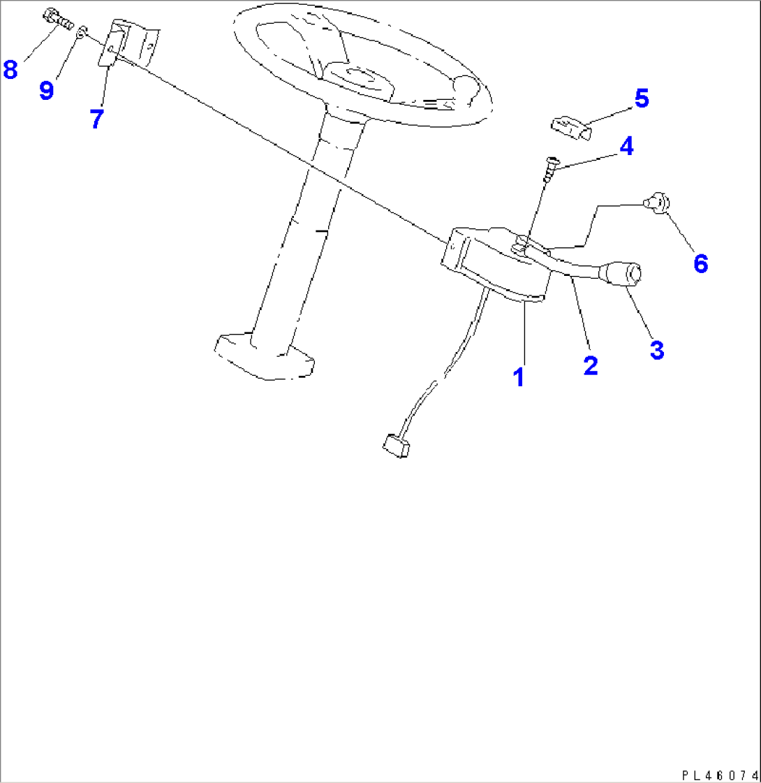 FORWARD AND REVERSE CONTROL LEVER
