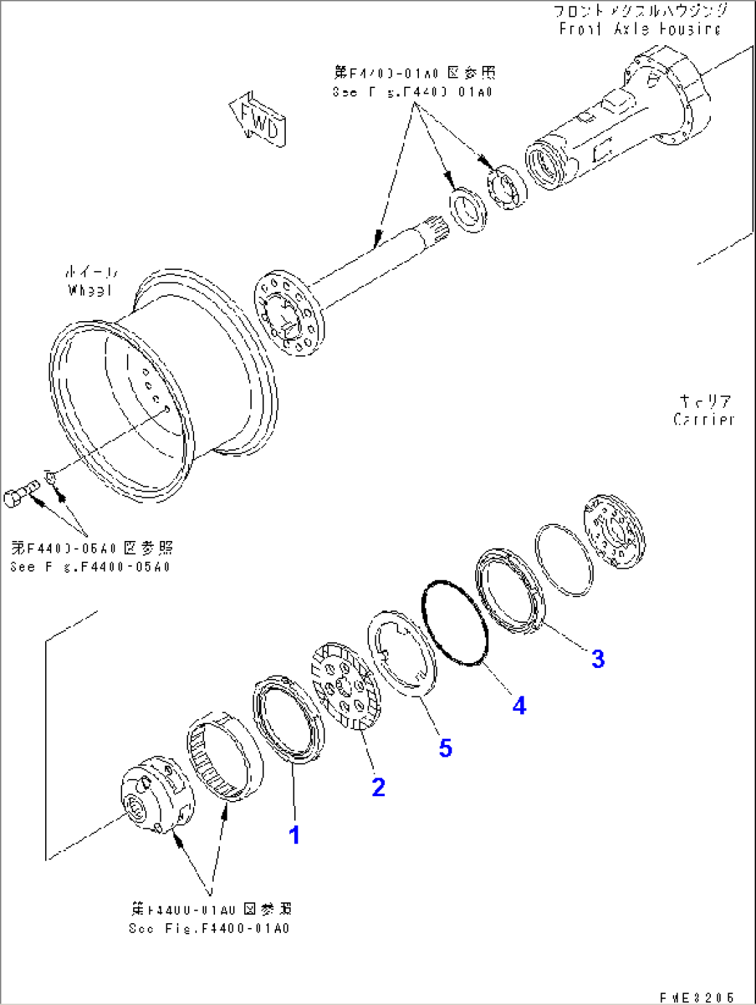 FRONT AXLE (BRAKE)