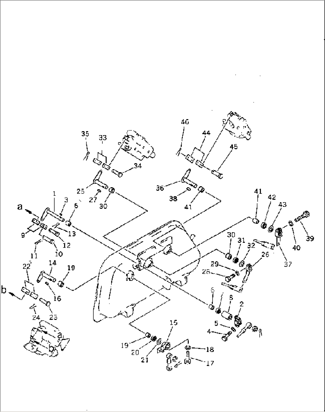 HYDRAULIC TANK AND VALVE (2/9) (FOR POWER ANGLE POWER TILT DOZER AND RIPPER)(#81285-)