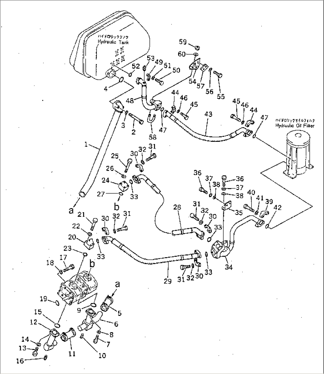 HYDRAULIC PIPING (#1048-1052)(#1056-1141)