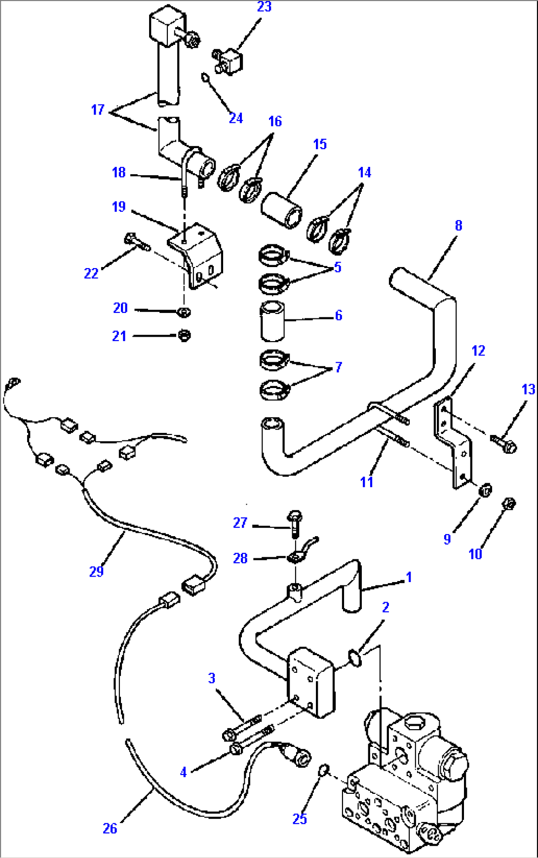 FIG NO. H4410-01A2 GROUND DRIVEN STEERING PIPING (2/3)