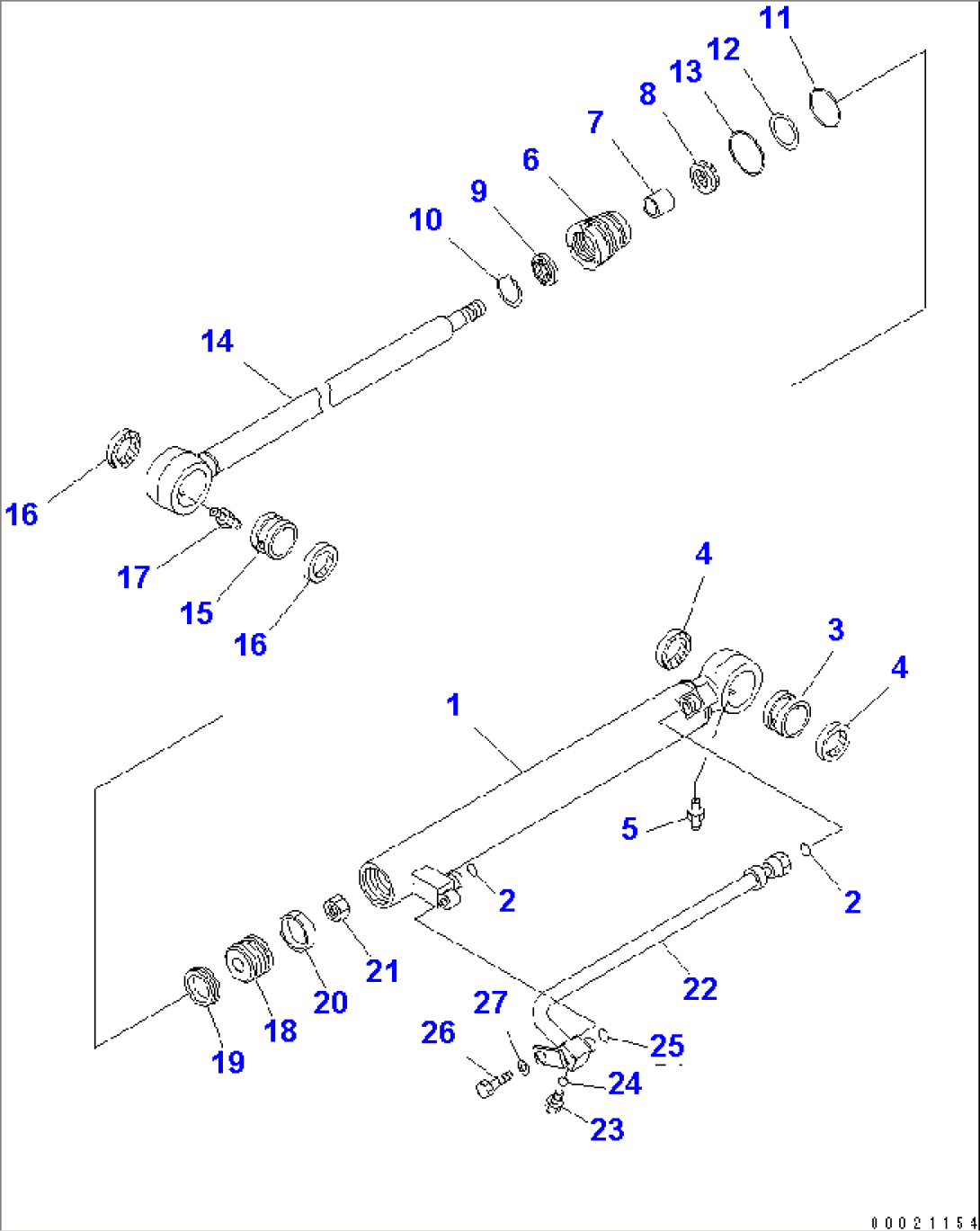 STEERING CYLINDER(#12001-)