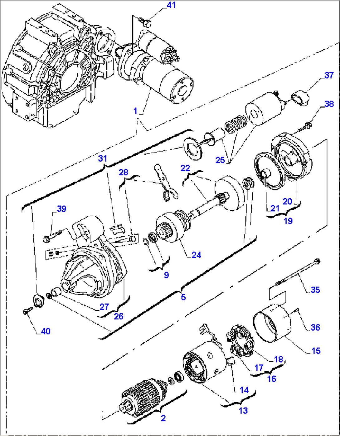 FIG. A0611-01A0 STARTING MOTOR