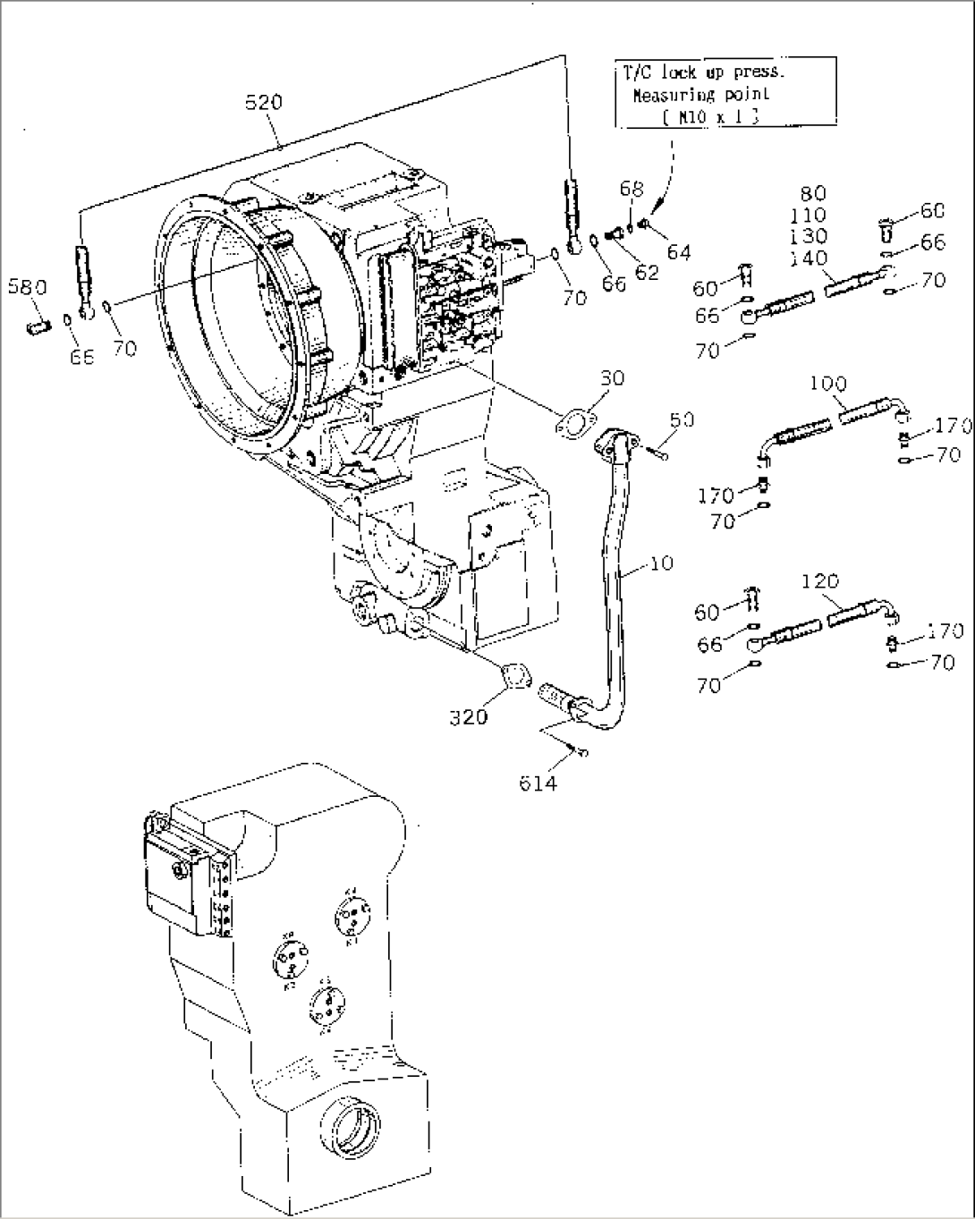 PIPING SYSTEM (T/M NO.4644 026 201)(#65226-66999)