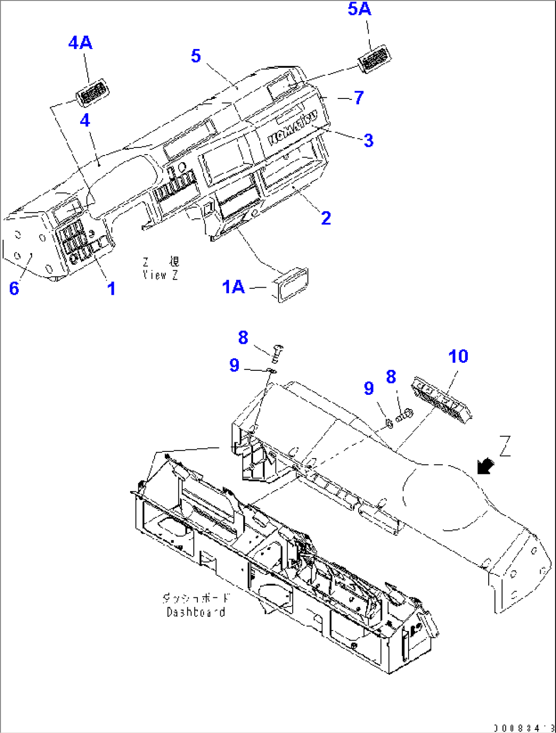 FLOOR (DASHBOARD COVER)(#2611-)