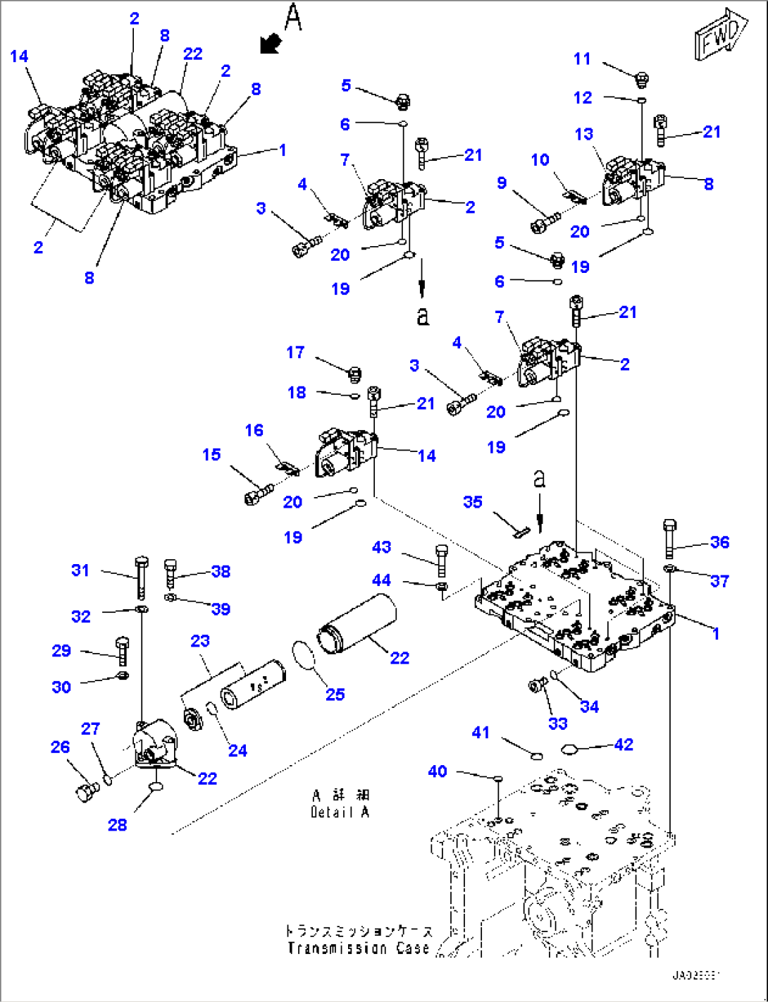 Torque Converter and Transmission, Control Valve (#1001-)