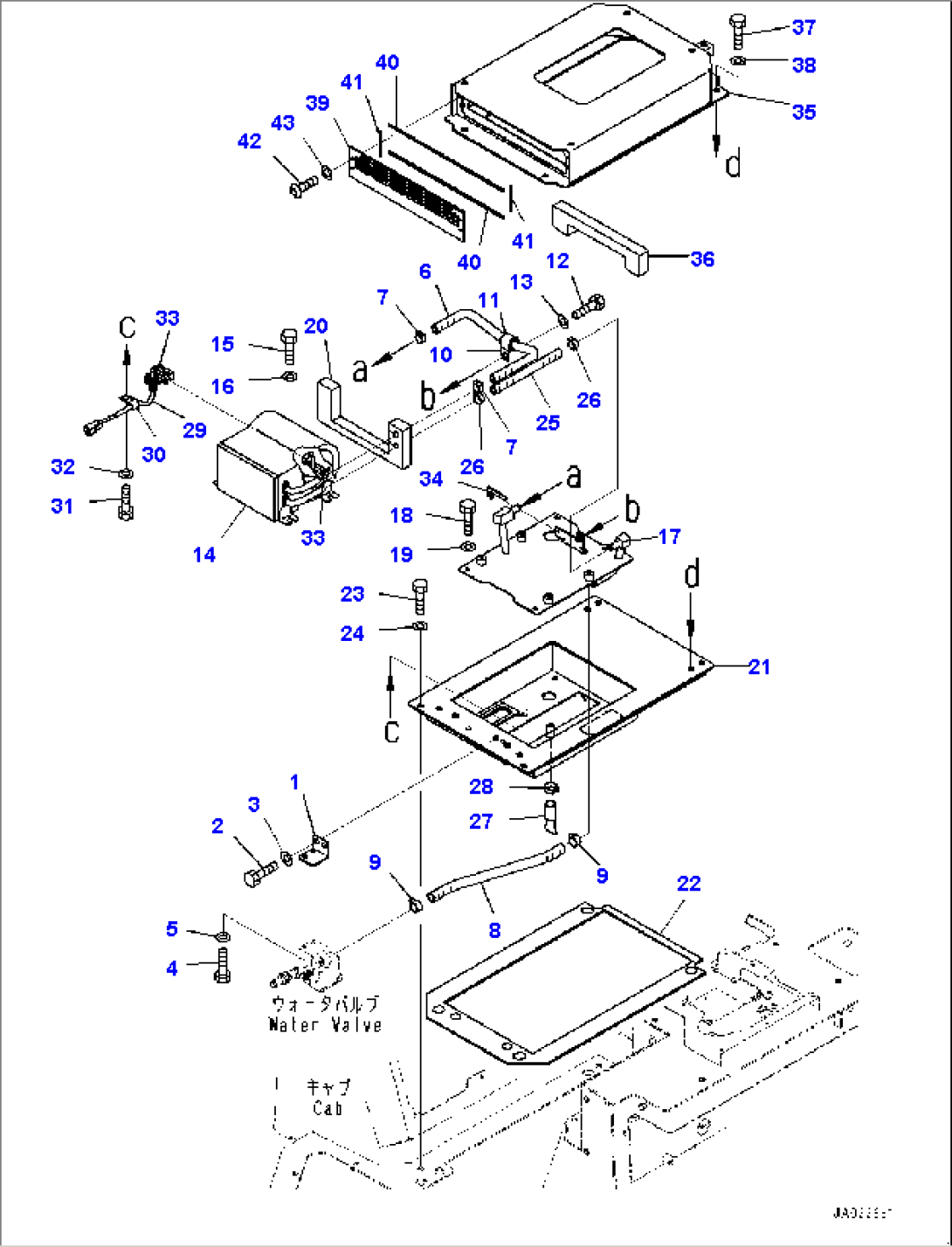 Cab, Heater Unit (#95001-)