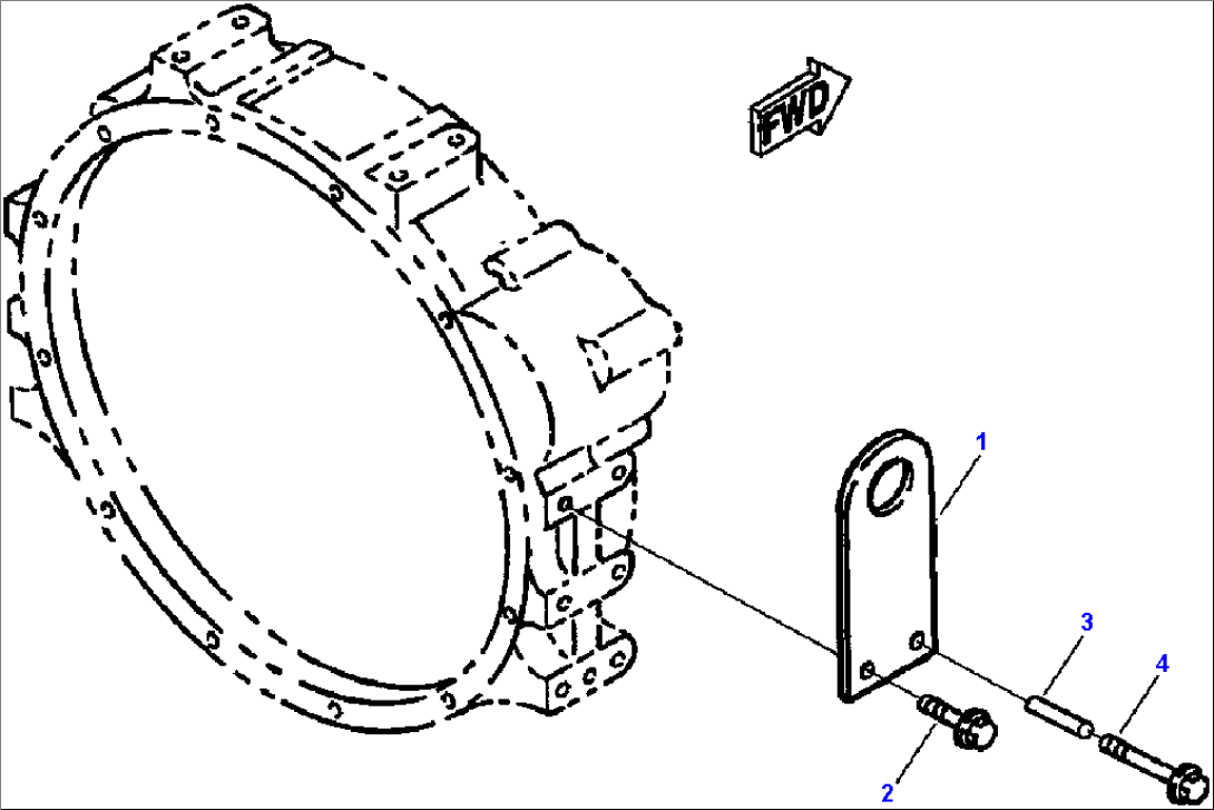 FIG. B0000-09A0 REAR HANGER