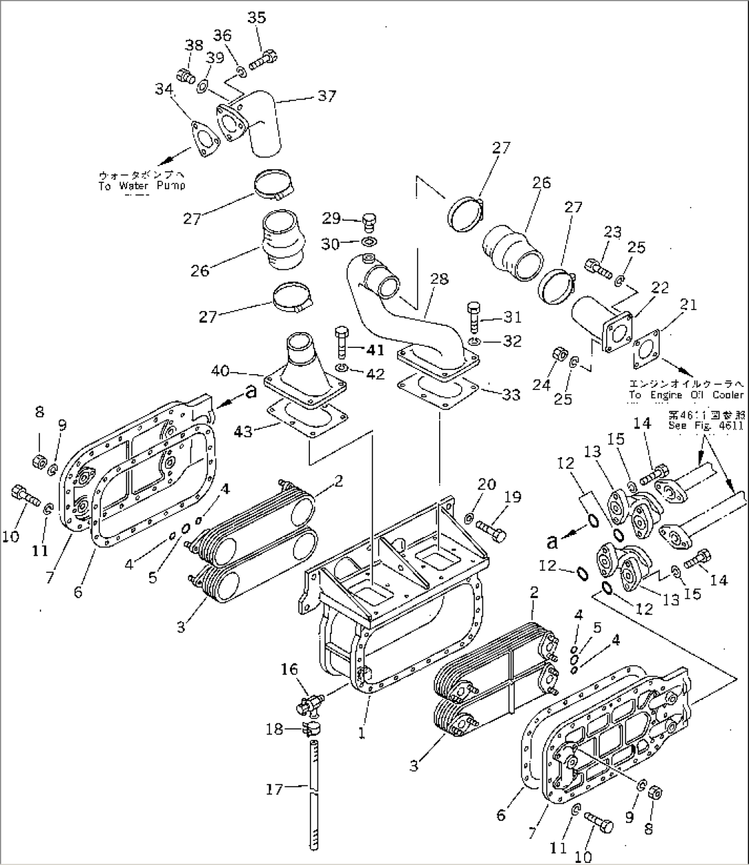 OIL COOLER (NOISE SUPPRESSION SPEC. FOR EC)