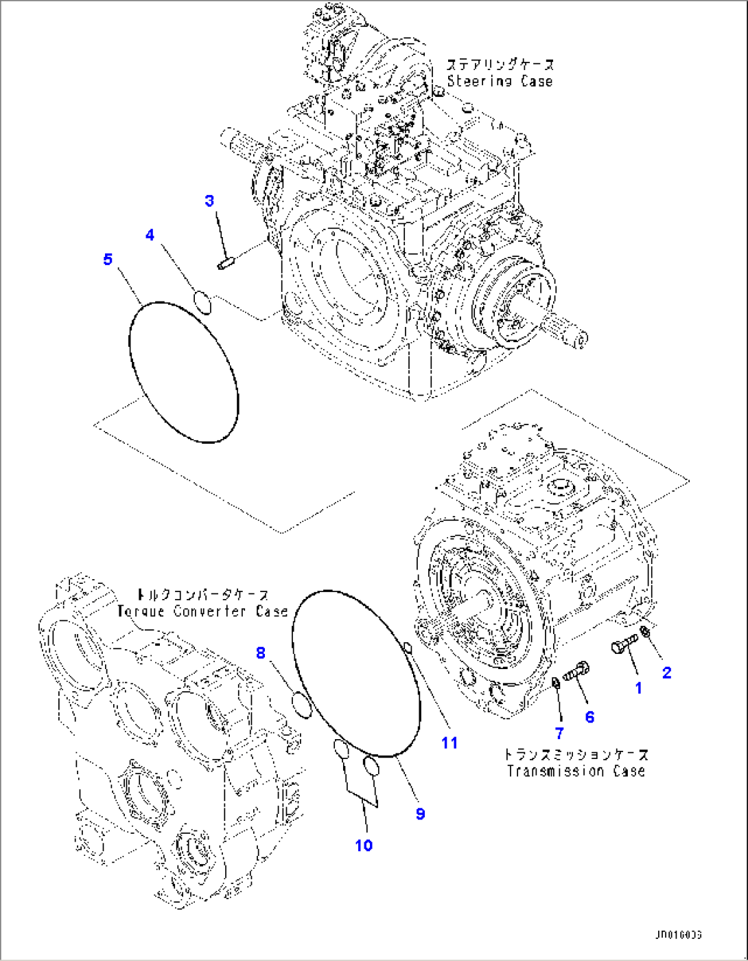 Power Train, Mounting (#1006-)