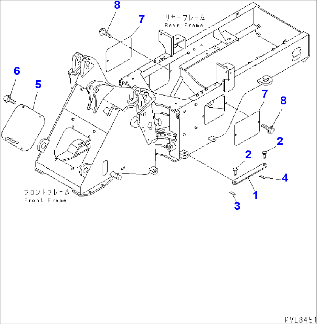 BAR LOCK AND COVER (FOR 4-SPEED)