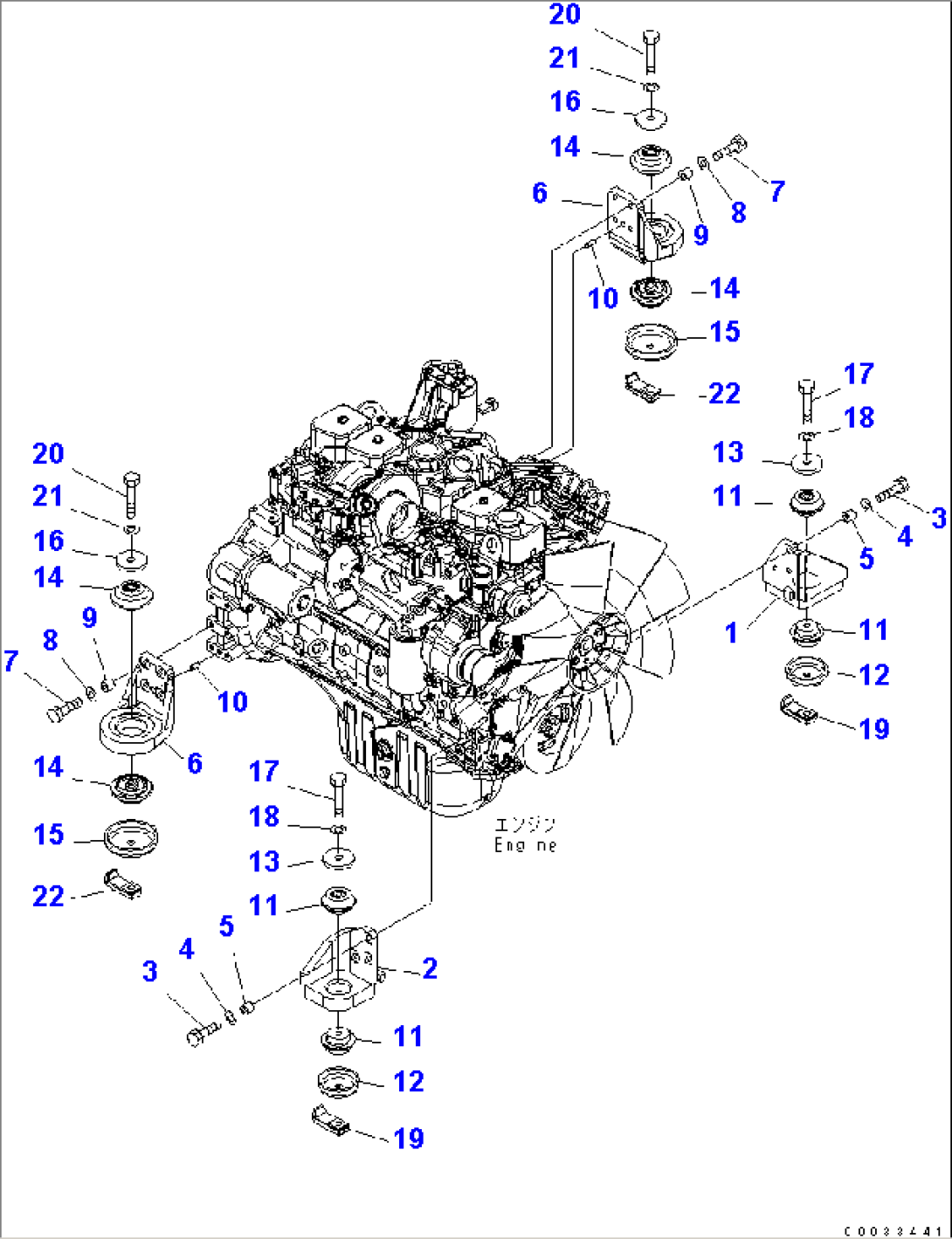 ENGINE MOUNTING