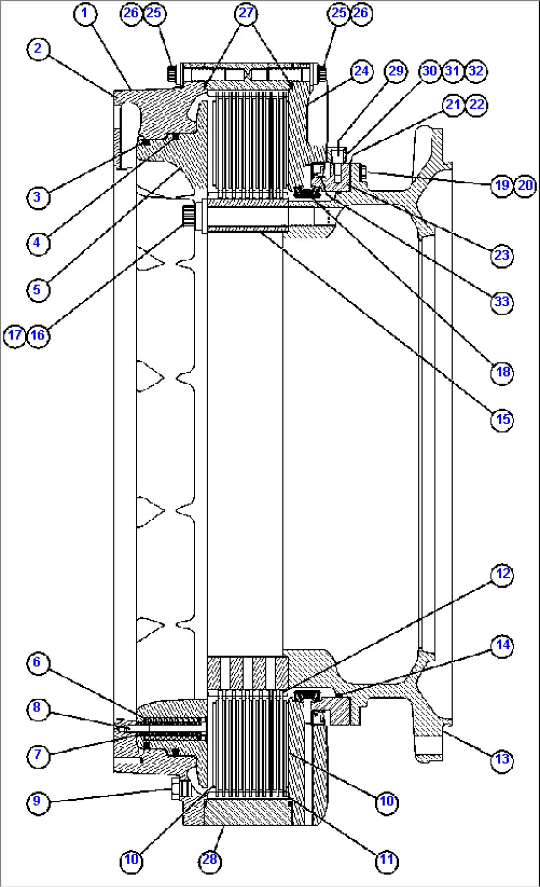 REAR BRAKE ASSEMBLY (EK7401)