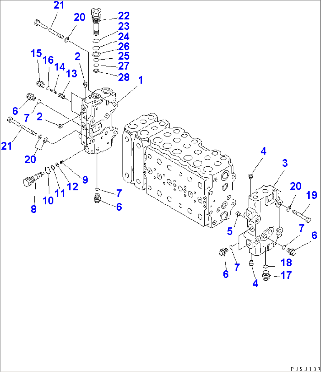 MAIN VALVE (2-ACTUATOR) (4/15)(#10001-11999)