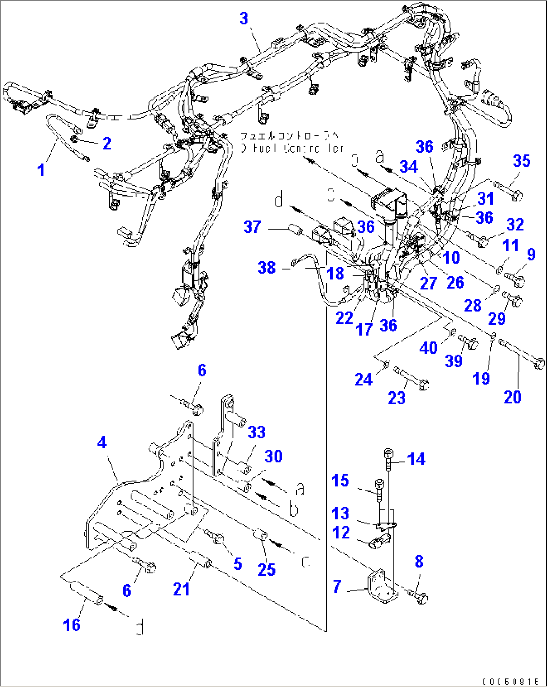 WIRING HARNESS (1/4) (FOR EC REGULATION)(#530699-)
