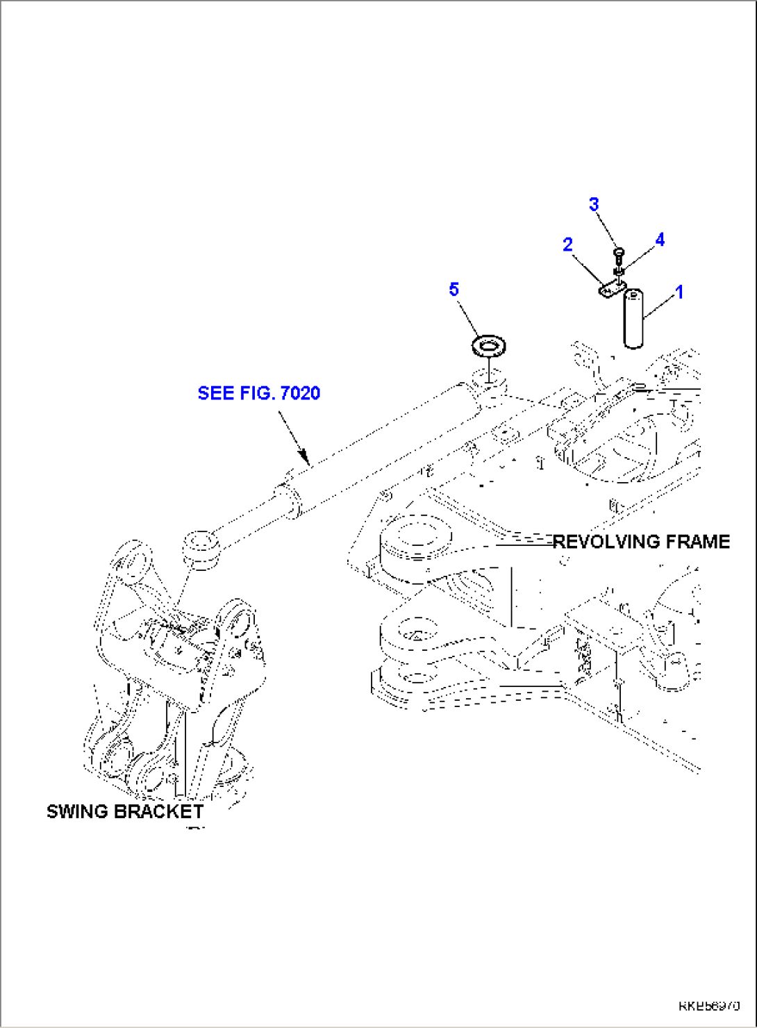 BOOM SWING CYLINDER FIXING