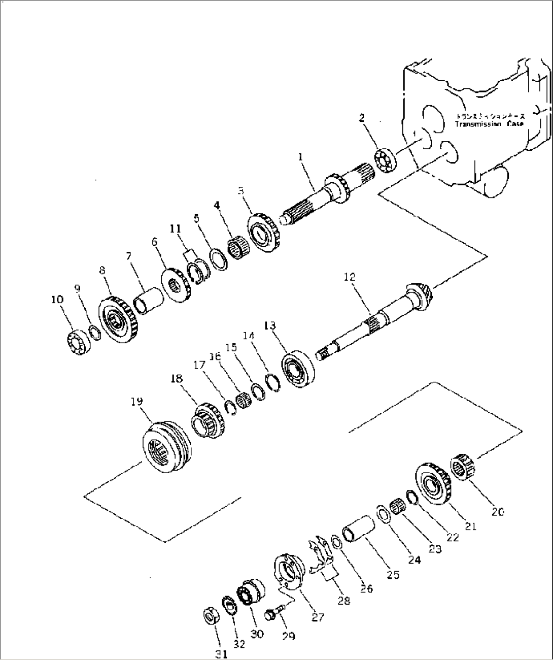 TRANSMISSION (2ND AND 4TH SHAFT AND GEAR) (3/4)