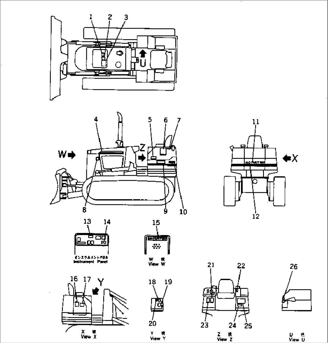 MARKS AND PLATES (FRENCH) (NOISE SUPPRESSION FOR EC)(#41759-)