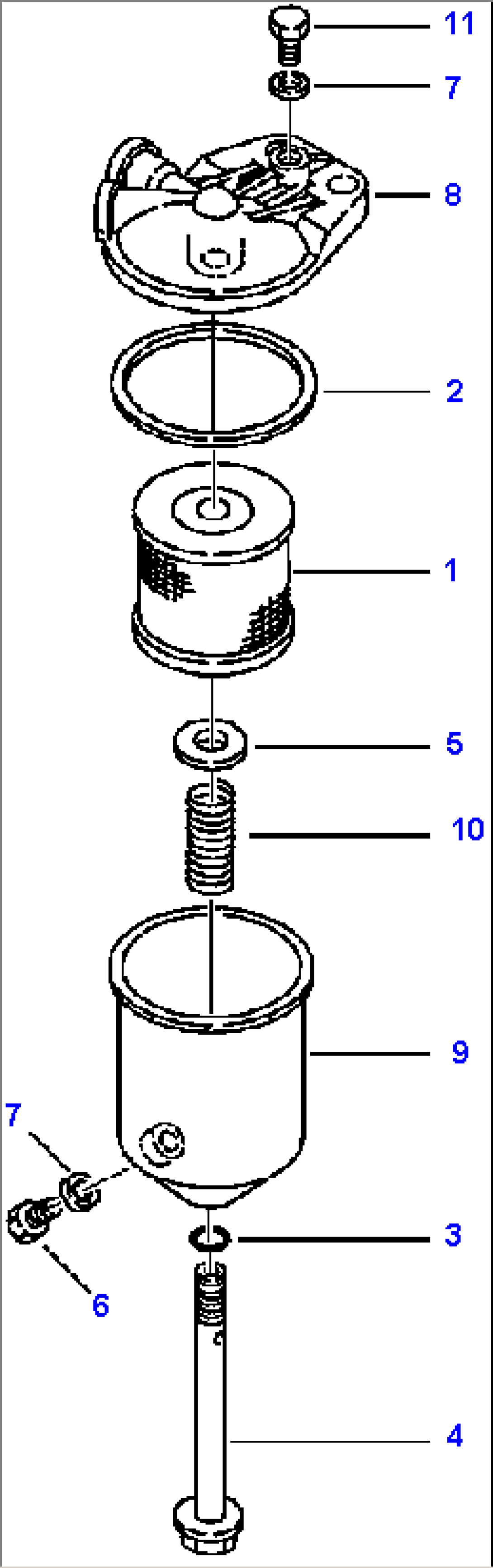 FIG. A0130-01A2 ENGINE - FUEL WATER SEPARATOR