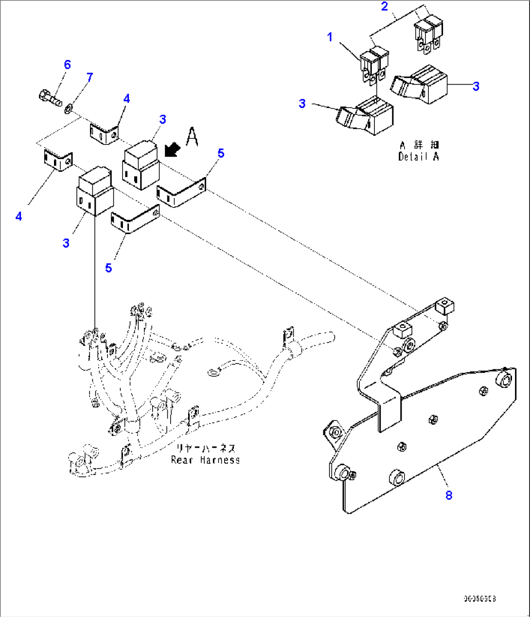 Rear Wiring Harness, Fuse (#90216-)