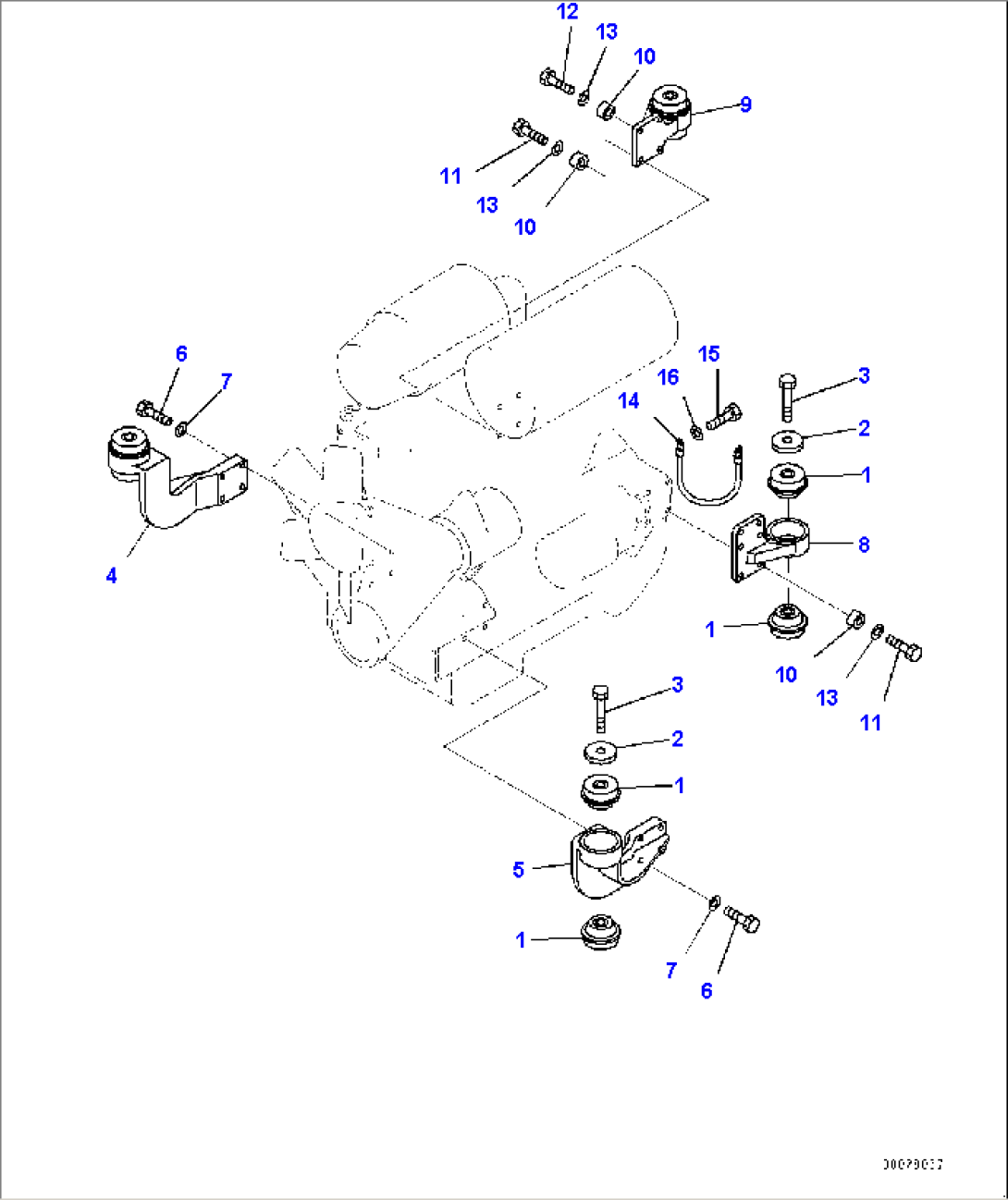 Engine Mounting (#90210-)
