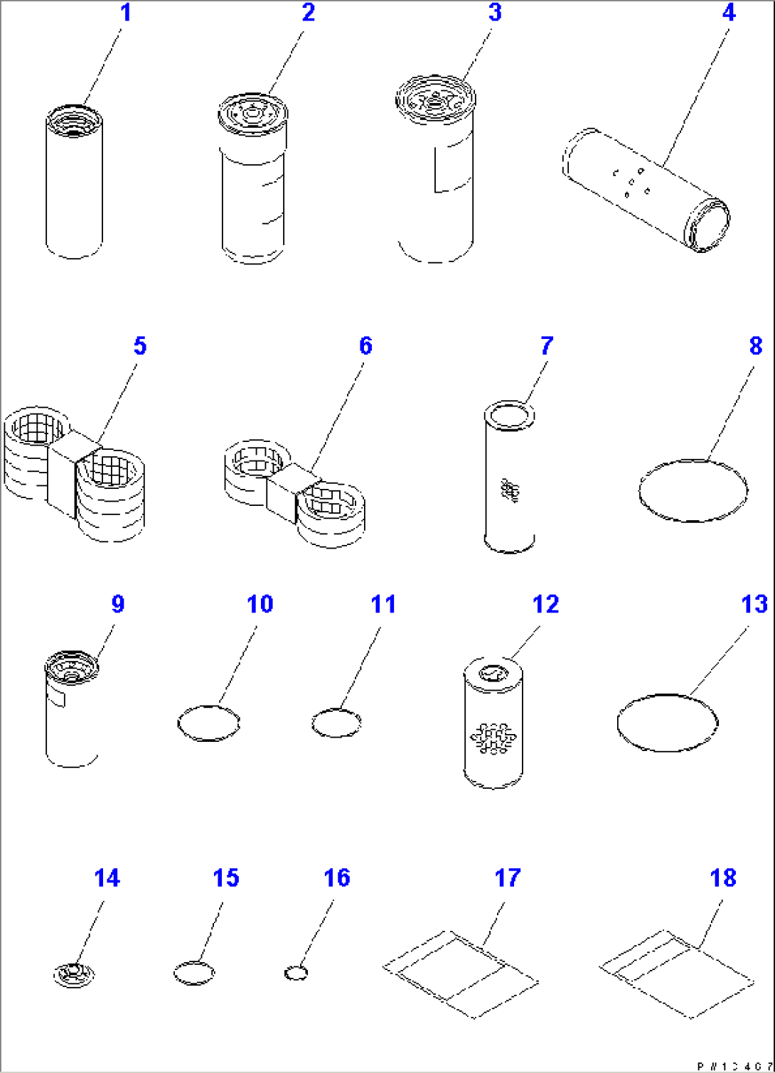 SPARE PARTS(#31001-)