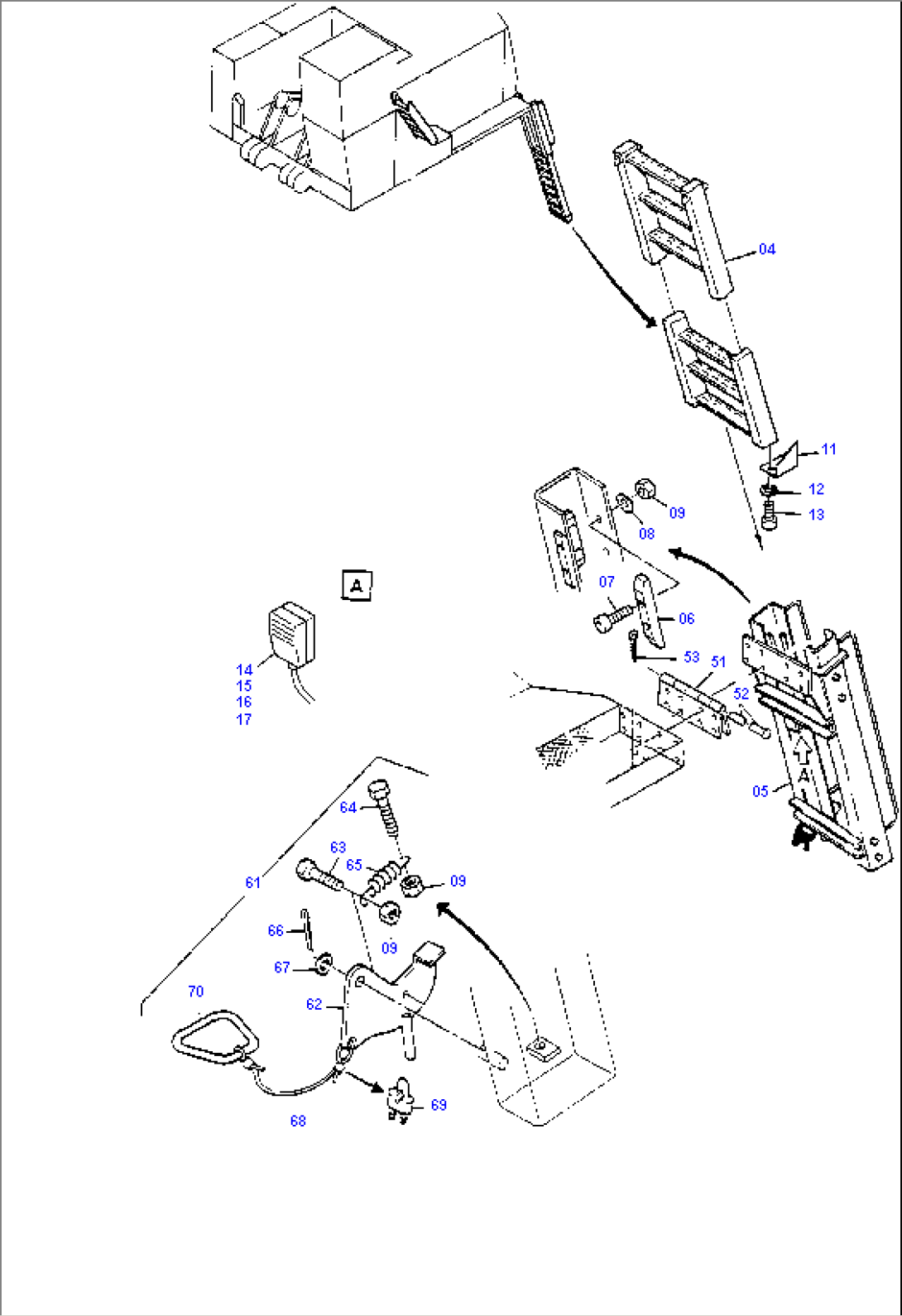 Telescopic Steps Arr. and Ladders