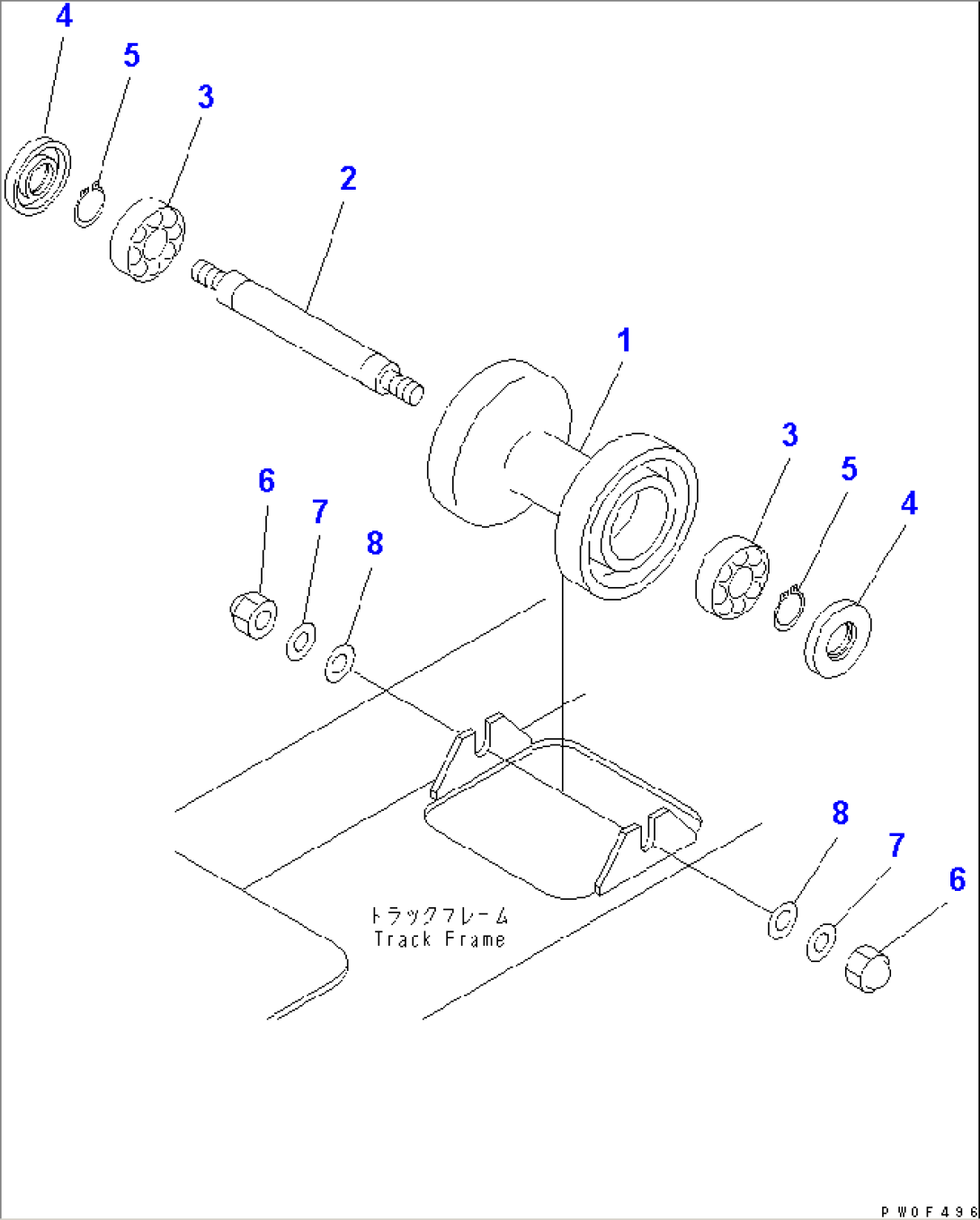 UPPER ROLLER (INNER PATRS)