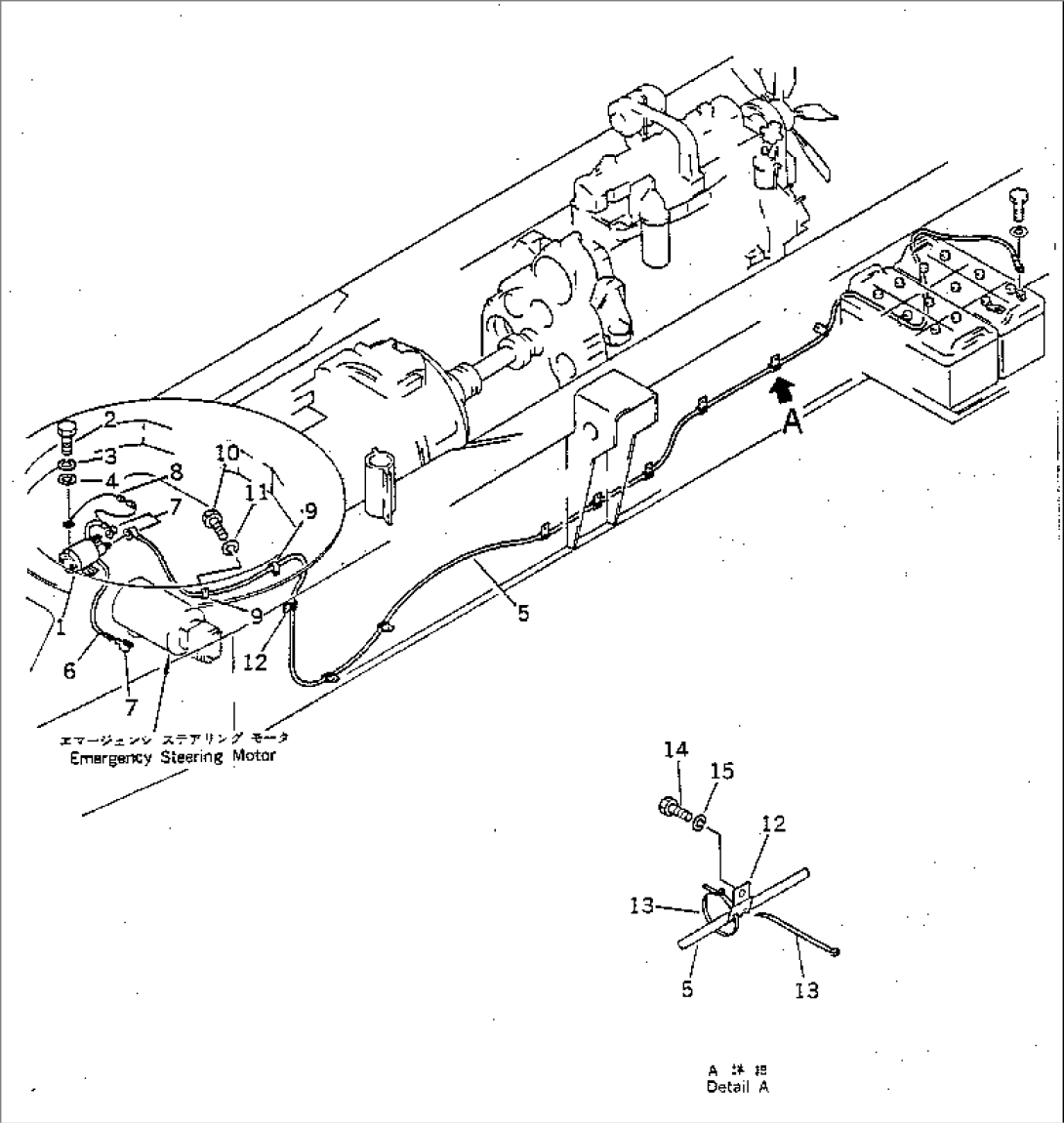 ELECTRICAL SYSTEM (EMERGENCY STEERING LINE)