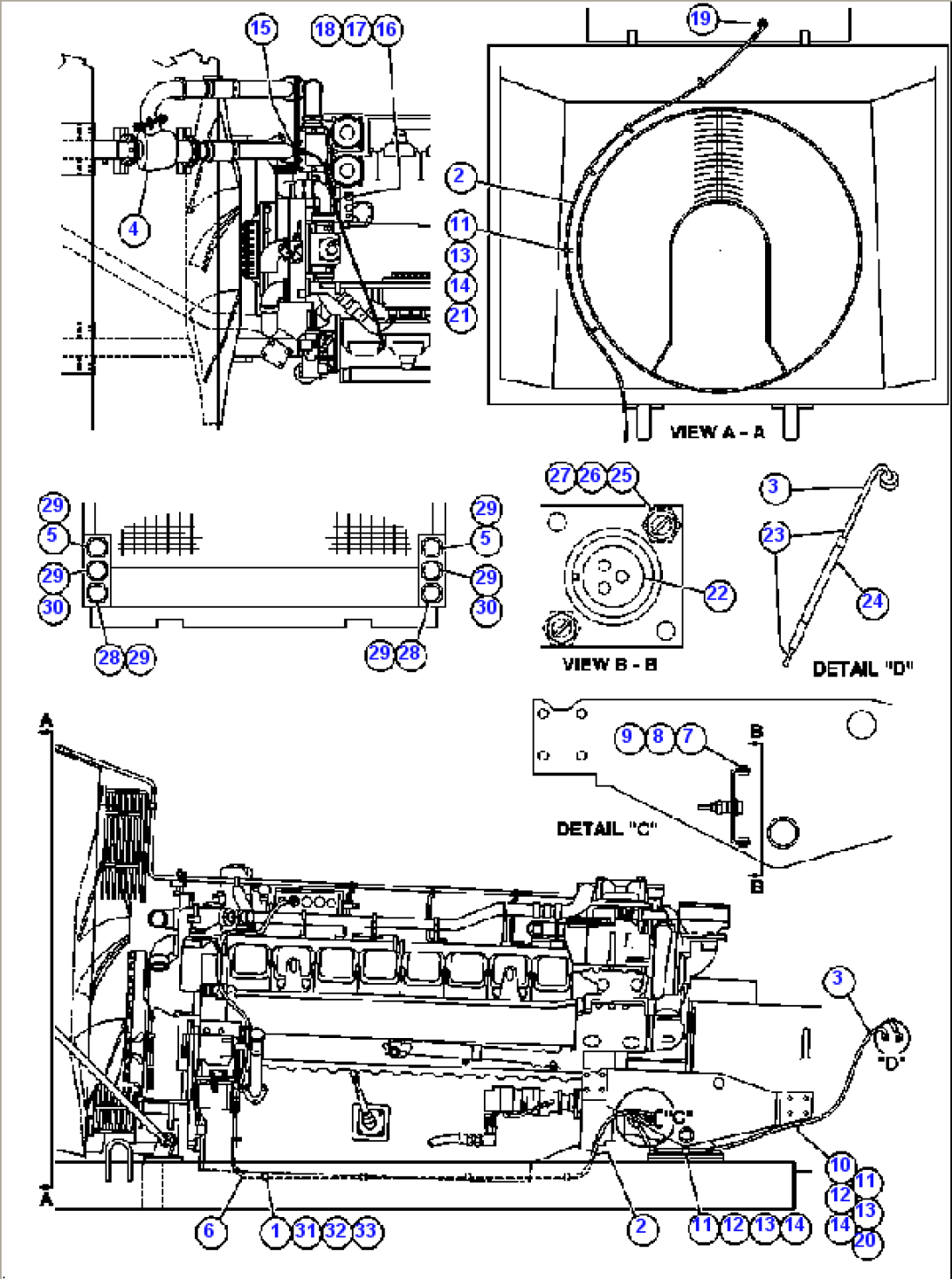 ENGINE WIRING (MTU)