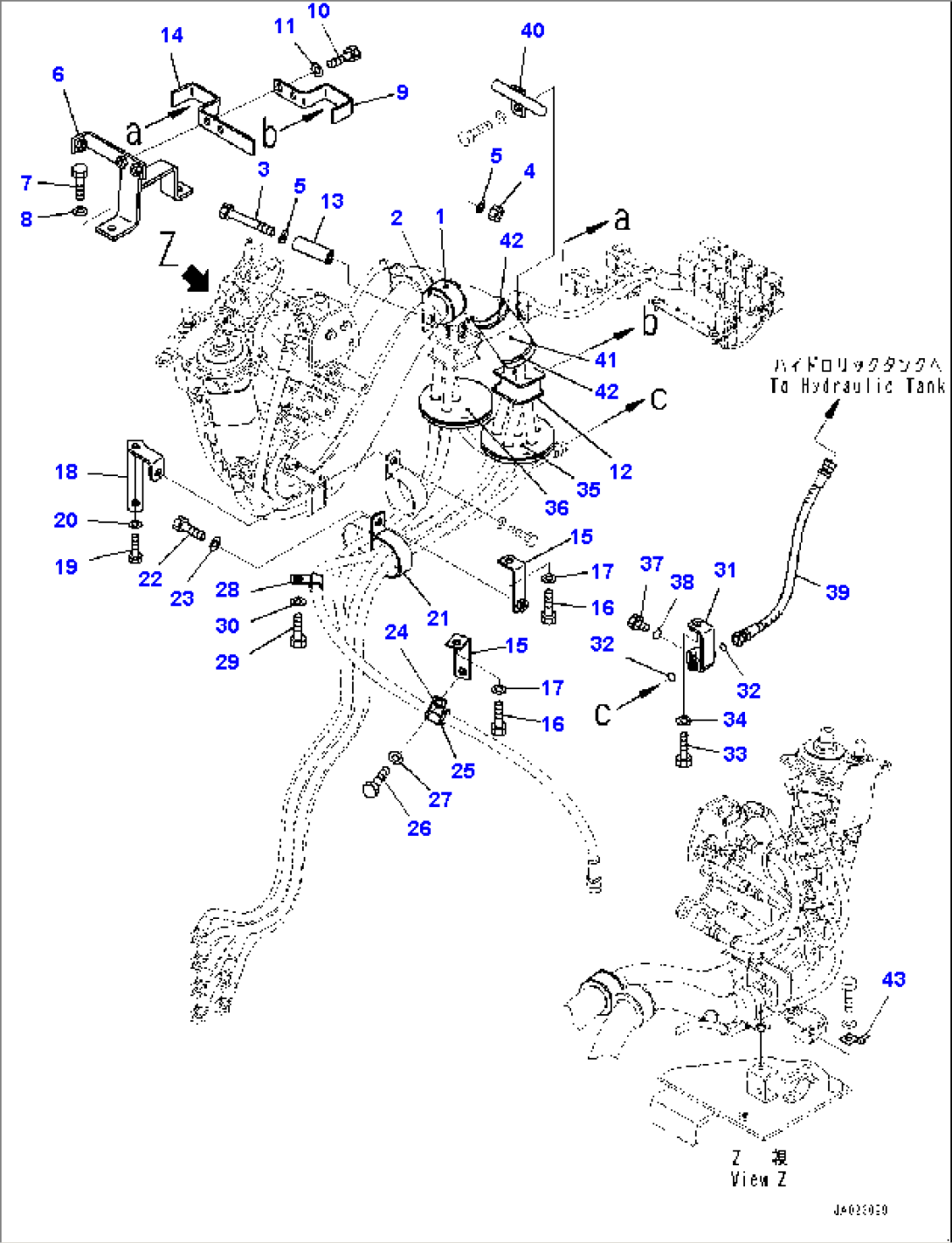 Loader Control Unit, PPC Piping (3/3) (#91167-)