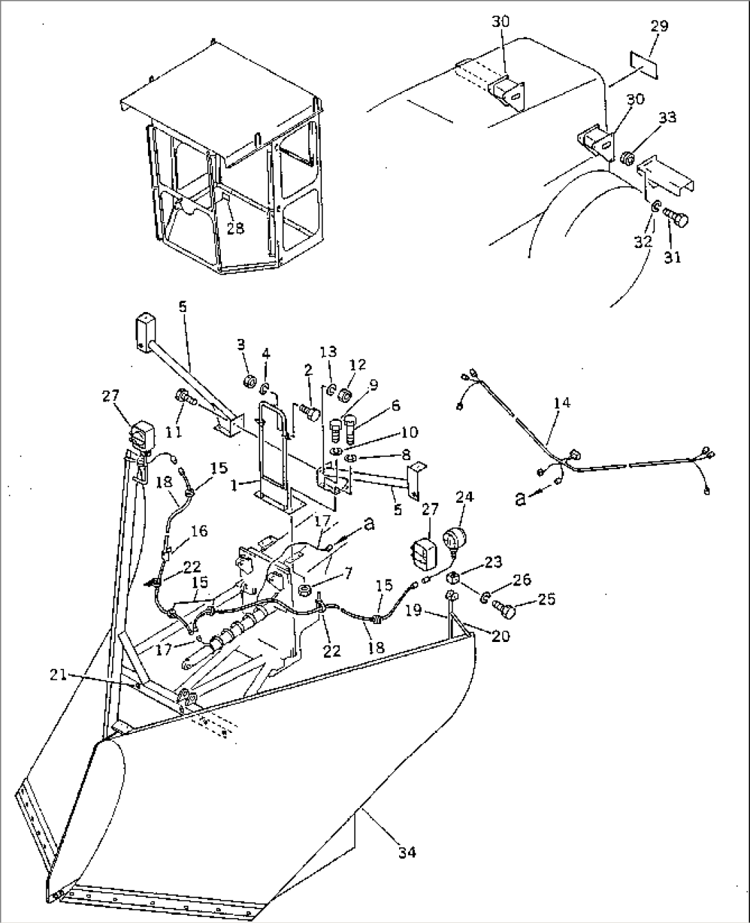 VEHICLE INSPECTION PARTS (FOR V-TYPE SNOW PLOW)