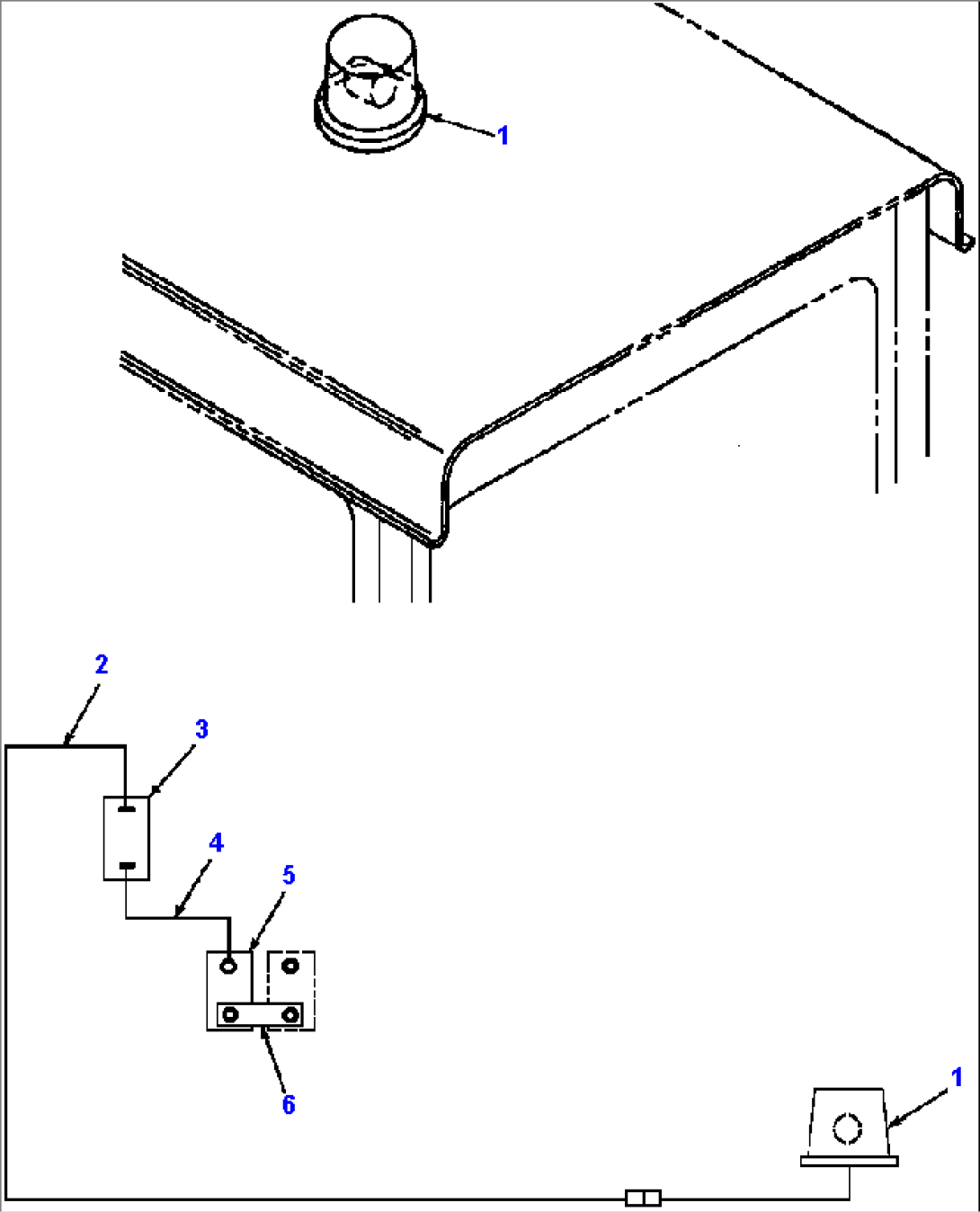 FIG. E5160-01A8 STROBE LIGHT - AMBER