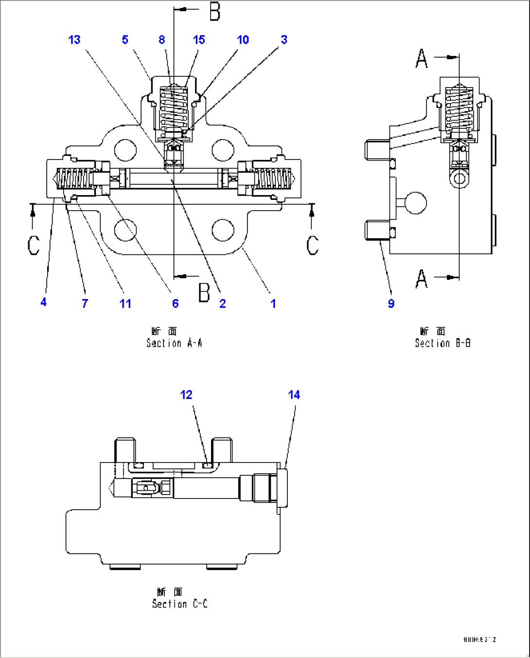 Hydrostatic Transmission (HST) Pump and Motor, HST Motor 2, Flushing Valve (2/2) (#75750-)