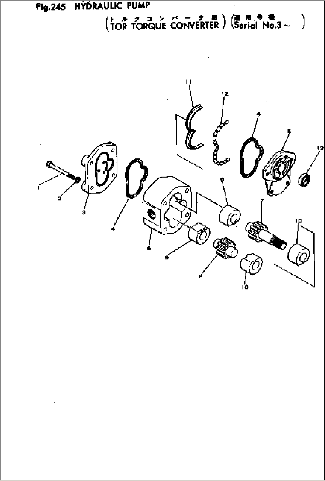 HYDRAULIC PUMP (FOR TORQUE CONVERTER)