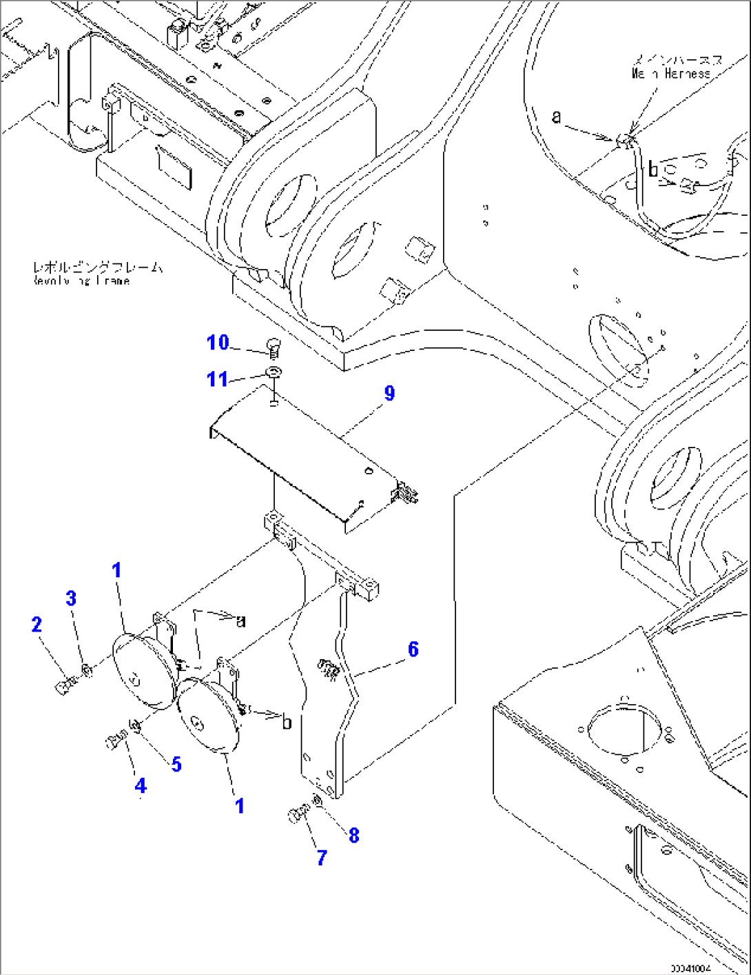 WIRING (HORN)(#10001-)