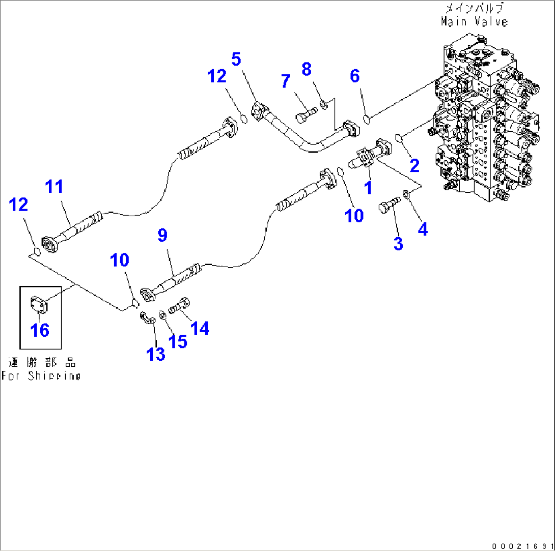 ATTACHMENT ADDITIONAL LINES (FOR LOADER)