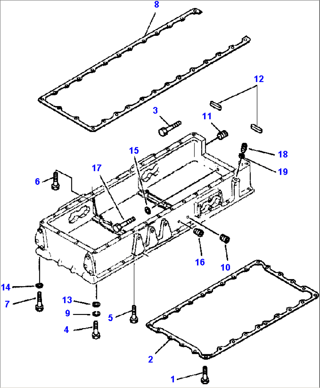 OIL PAN MOUNTING