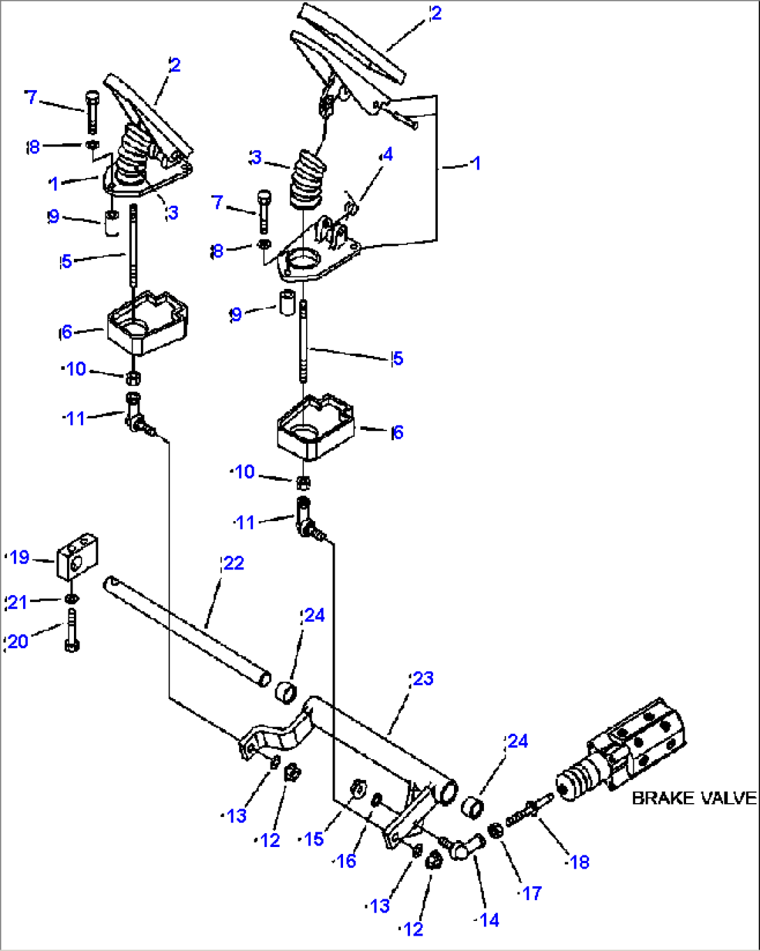 K0210-22A0 ROPS CAB BRAKE CONTROL
