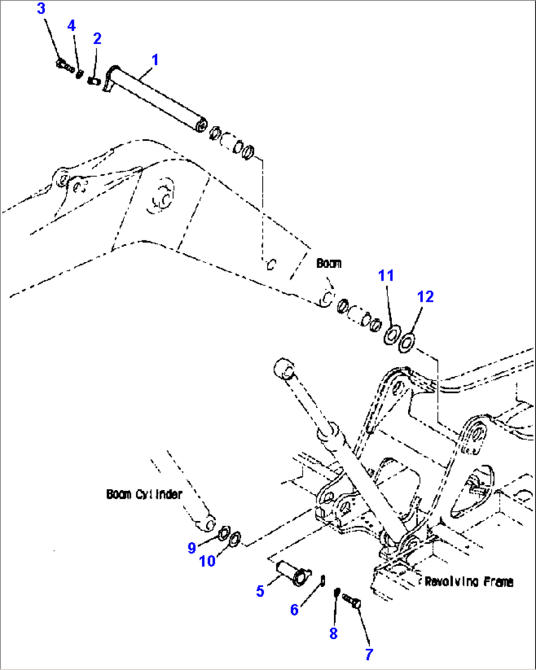 FIG. J1310-01A0 BOOM FOOT PIN