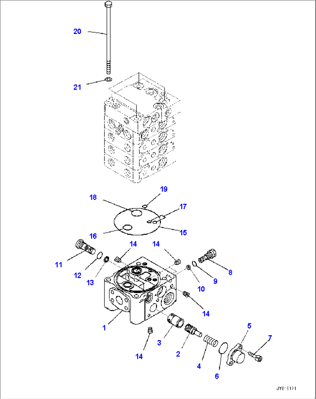 Control Valve, 4-Valve (6/10) (#30001-)